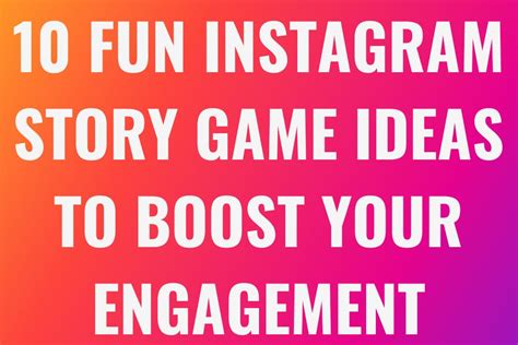 Instagram Story Games: 18 Ideas to Boost Engagement .